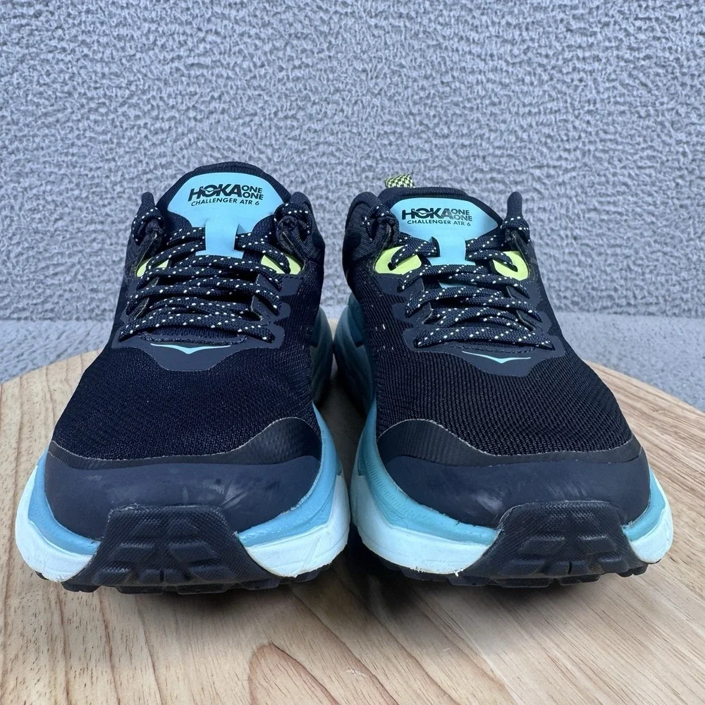 Hoka One One Challenger ATR 6 Womens 7.5 Blue Trail Running Hiking Shoes 1106512